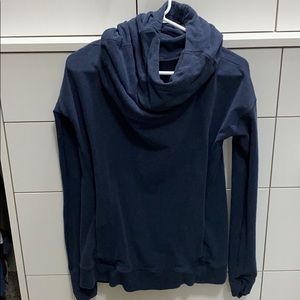 Lululemon cowl neck hoodie - dark blue size 6